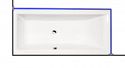 Карниз для ванны Alpen  Cleo  160x70